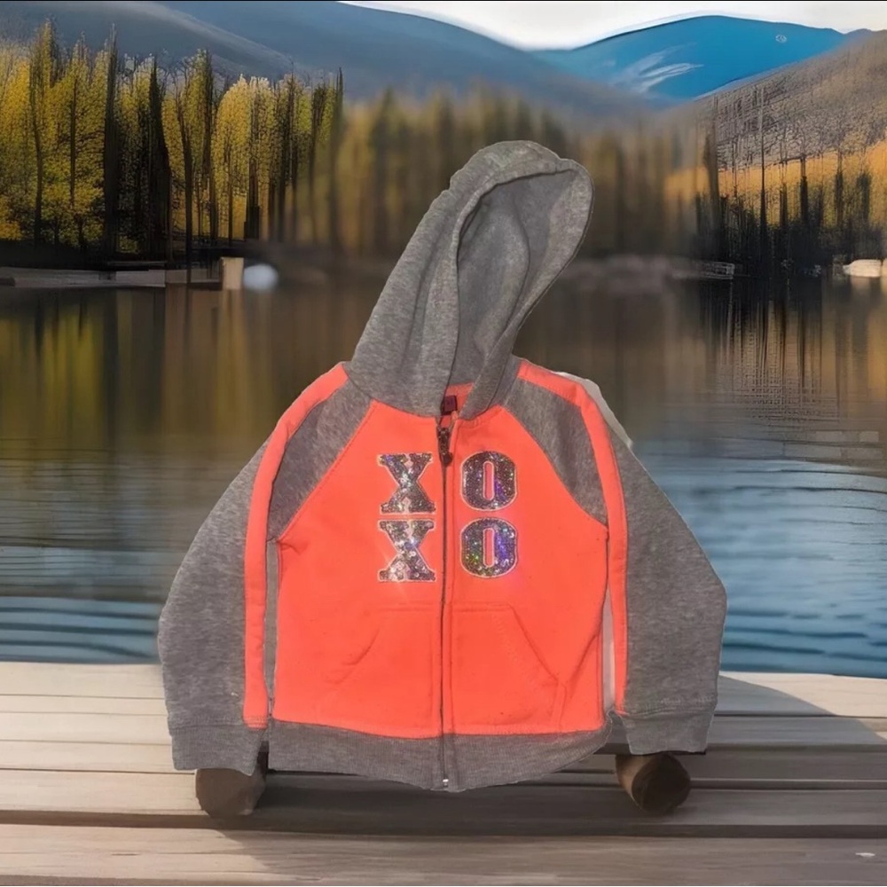 XOXO Sport Zip Up Hoodie Size 3t